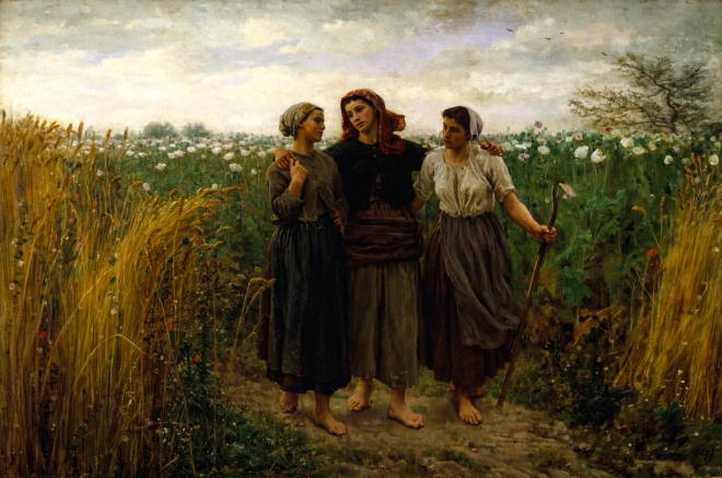 Jules_Adolphe_Aimé_Louis_Breton_-_Returning_from_the_Fields_-_Walters_3758